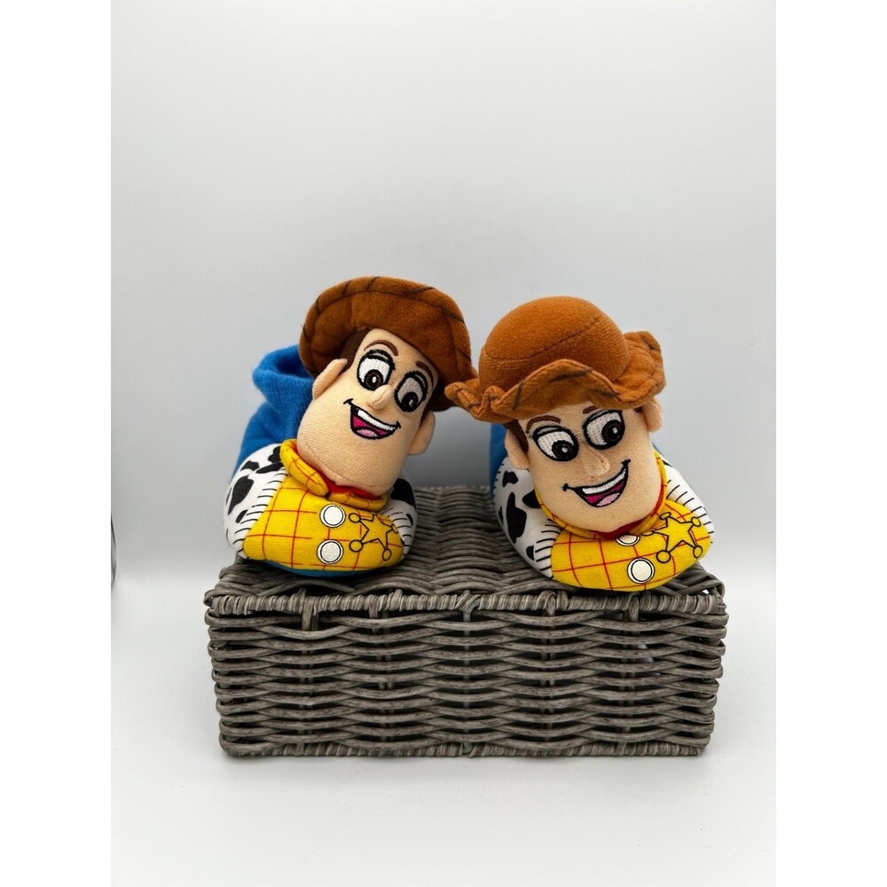 Disney Toy Story Woody Plush Character Slippers Toddler Size 7/8 House Shoes